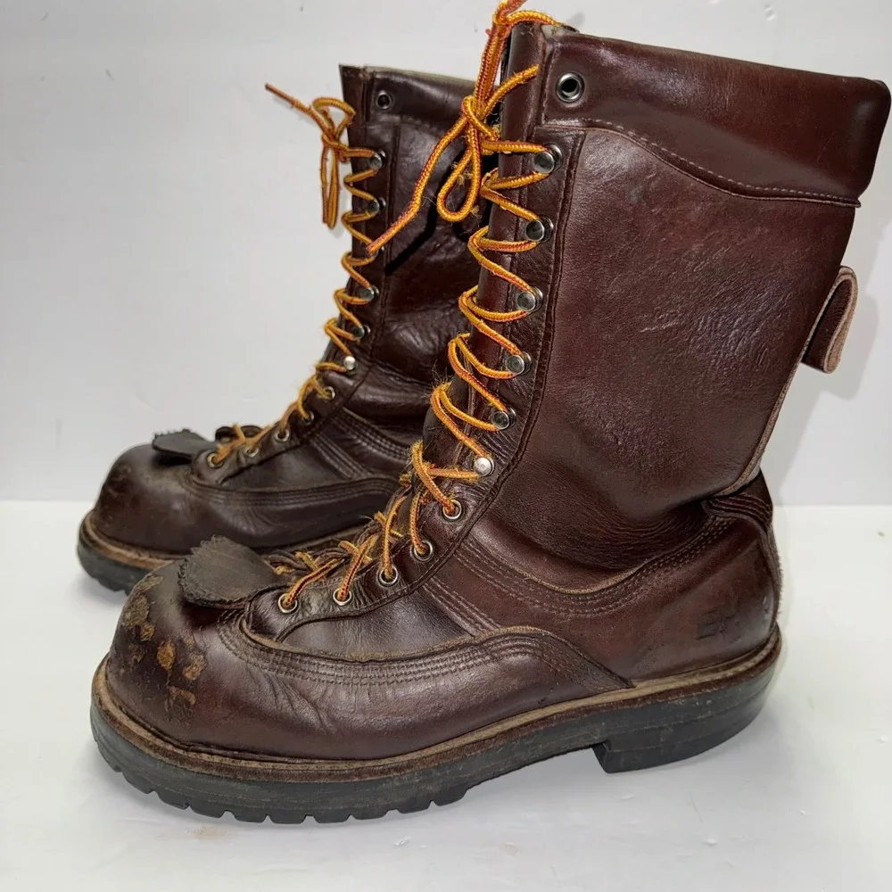 Hoffman Boots 600CT Powerline Boots Men 10.5 Leather Waterproof Composite Toe
